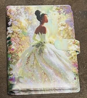 Tiana Princess & the Frog size A5 Binder w/ stationery paper